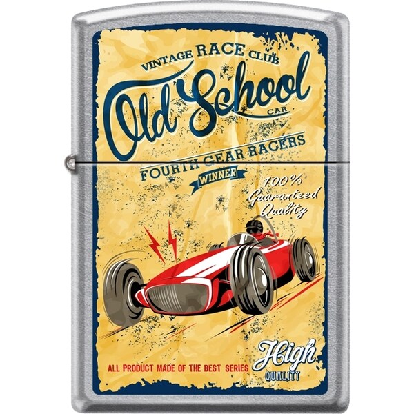 Zippo 2024 Zippo Custom Vintage Fourth Gear Race Club Street Chrome ZIP-207CI018444 - main
